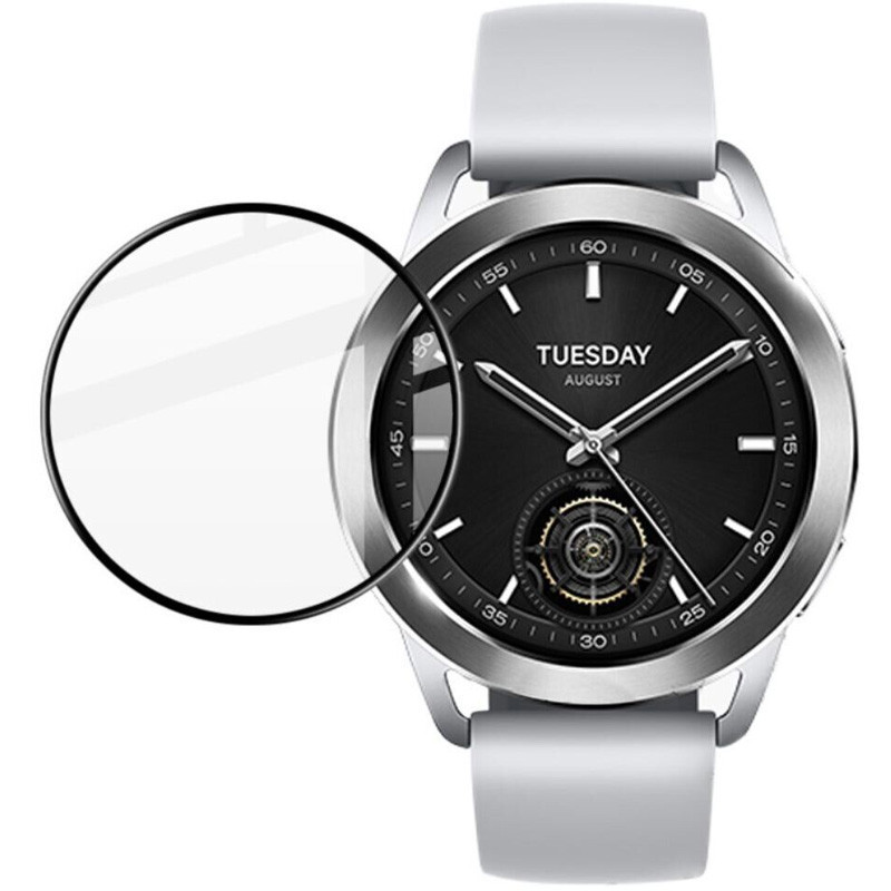 Полимерная пленка 3D (full glue) (тех.пак) для Xiaomi Watch S3 Херсон - изображение 1