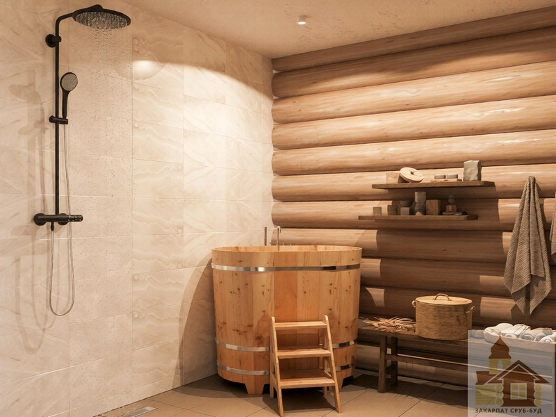 Проект будинку-лазні зі зрубу — твій комфорт під ключ Одесса - изображение 8