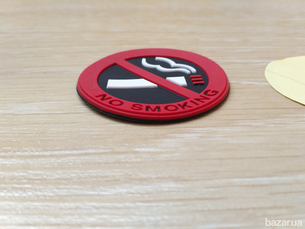 Наклейка в салон авто Не курить Борисполь - изображение 3