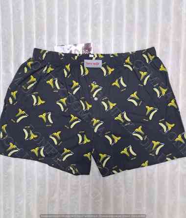 Чёрные мужские семейные трусы больших размеров с рисунком ТМ "Bono" (арт. МБ 000311) Кривий Ріг