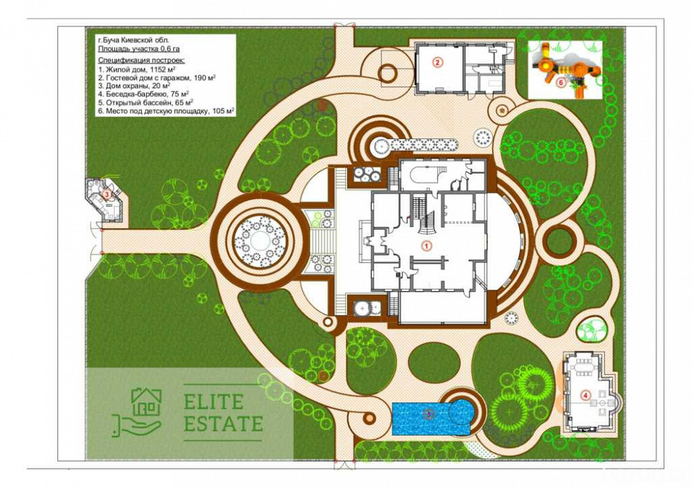 продажа 10-к коттедж Киево-Святошинский, Буча, 1600000 $ Буча - зображення 2