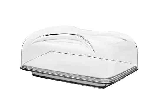 Блюдо для сиру Guzzini Gocce 27010092 11.5х25.5х18 см сіре Київ