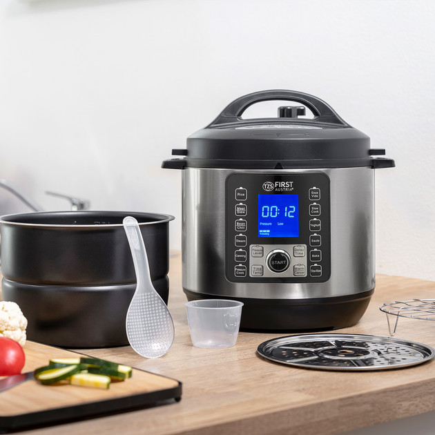 Мультиварка-скороварка First FA-5130-2-SI 1000 Вт серебристая Киев - изображение 4