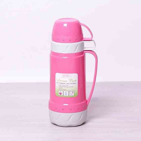 Термос питний з двома чашками Frico FRU-268-Pink 600 мл рожевий Київ