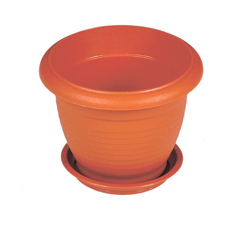 Горшок цветочный ГОСПОДАР "РИМ" Ø20 см коричневый 92-8024 Харьков - изображение 1