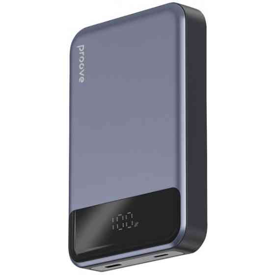 Power Bank Proove Hoodman Magnetic 20W 10000mAh Gray (PBH120010003) (Код товару:41617) Харків