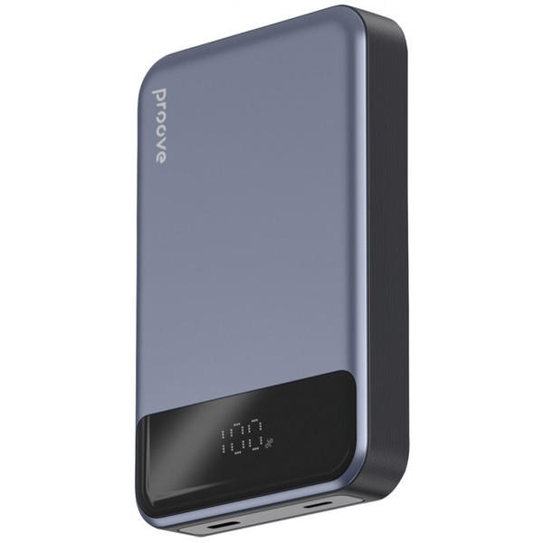 Power Bank Proove Hoodman Magnetic 20W 10000mAh Gray (PBH120010003) (Код товару:41617) Харків - зображення 1