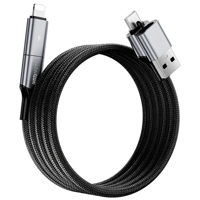Дата кабель WIWU C077 Cyberlink Type-C to Lightning 27W (1m) Херсон - изображение 5