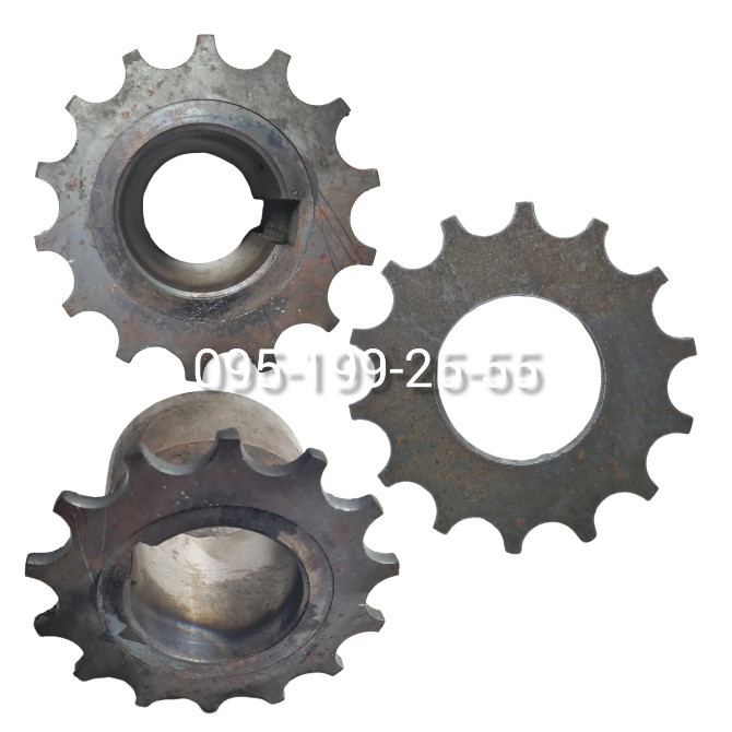 Напівмуфта z-14; d-56; t-25, 4 ПРТ-10, ПИМ-40. Вінець z-14; t-25, 4 ПРТ-10, ПИМ-40 Днепр - изображение 1