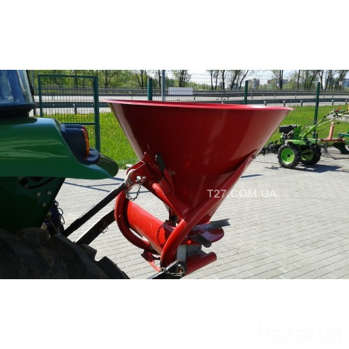 Разбрасыватель удобрений 300 кг однодисковый, металл - пластик (Польша) Глеваха - зображення 6