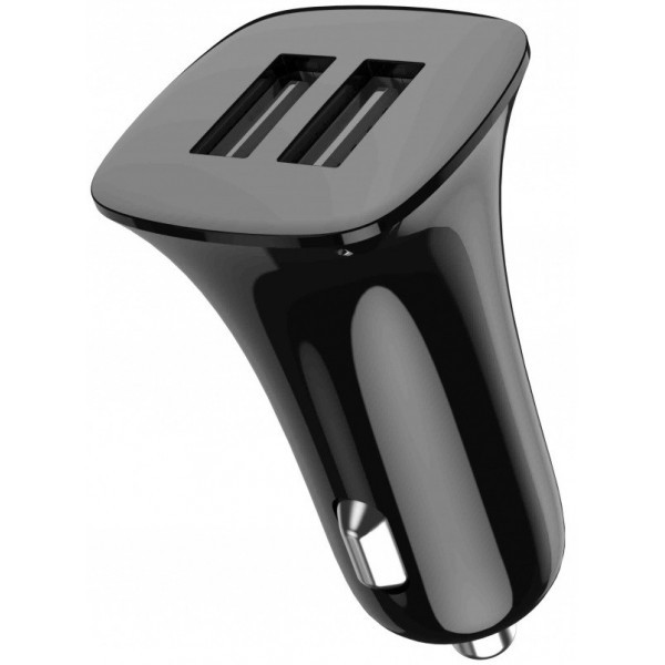 Автомобільний зарядний пристрій Jellico F1 2USB 3.1A Black (Код товару:21777) Харьков - изображение 2