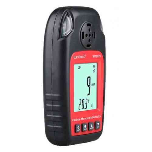 Газоанализатор СО + термометр (0-1000 ppm, 0-50°C) WINTACT WT8825 Харків