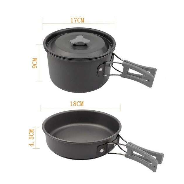 Набір туристичного посуду з плитою і столовими приладами Киев - изображение 6