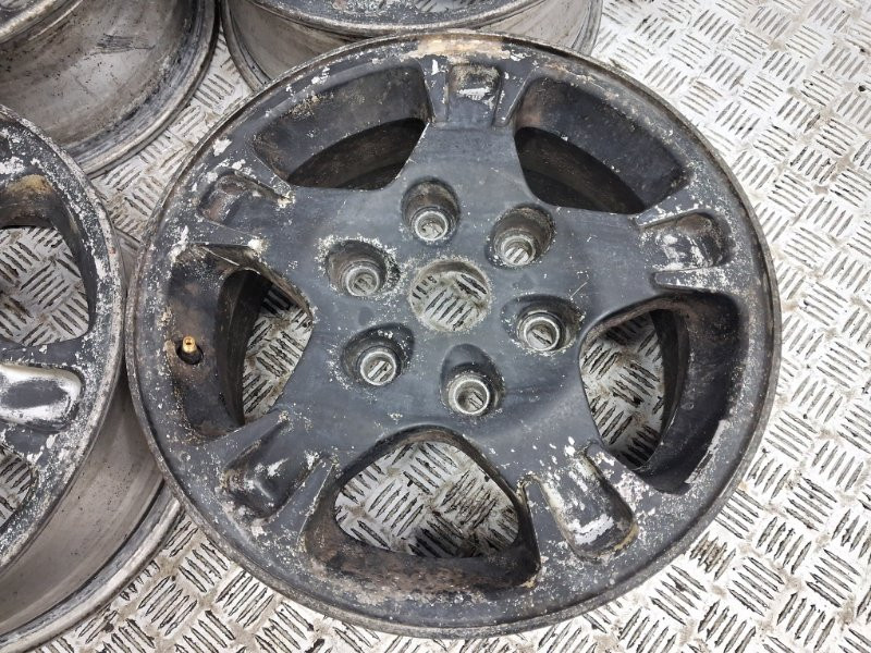 Диски титан комплект R16 Mitsubishi Pajero Wagon 3 3.2 ДИЗЕЛЬ 4M41 1999 (б/у) Київ - зображення 5