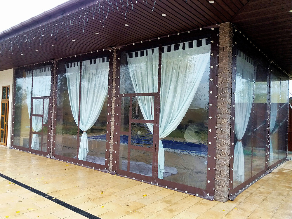 Прозорі штори для альтанок ( 2025 ) Київ - зображення 4