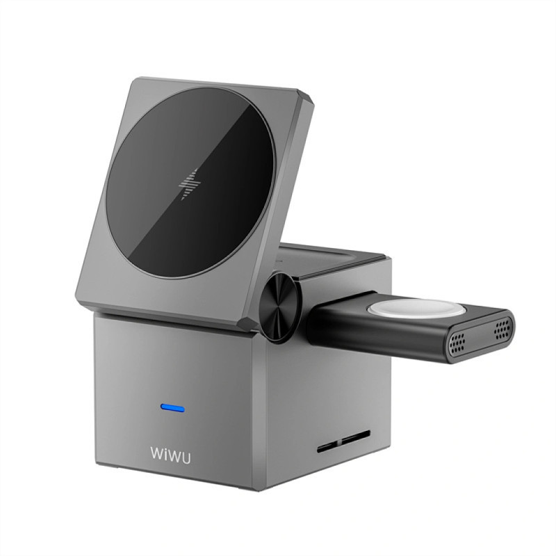 БЗУ WIWU Wi-W030 Planeta Trio 3 in 1 Cableless charger Херсон - зображення 2