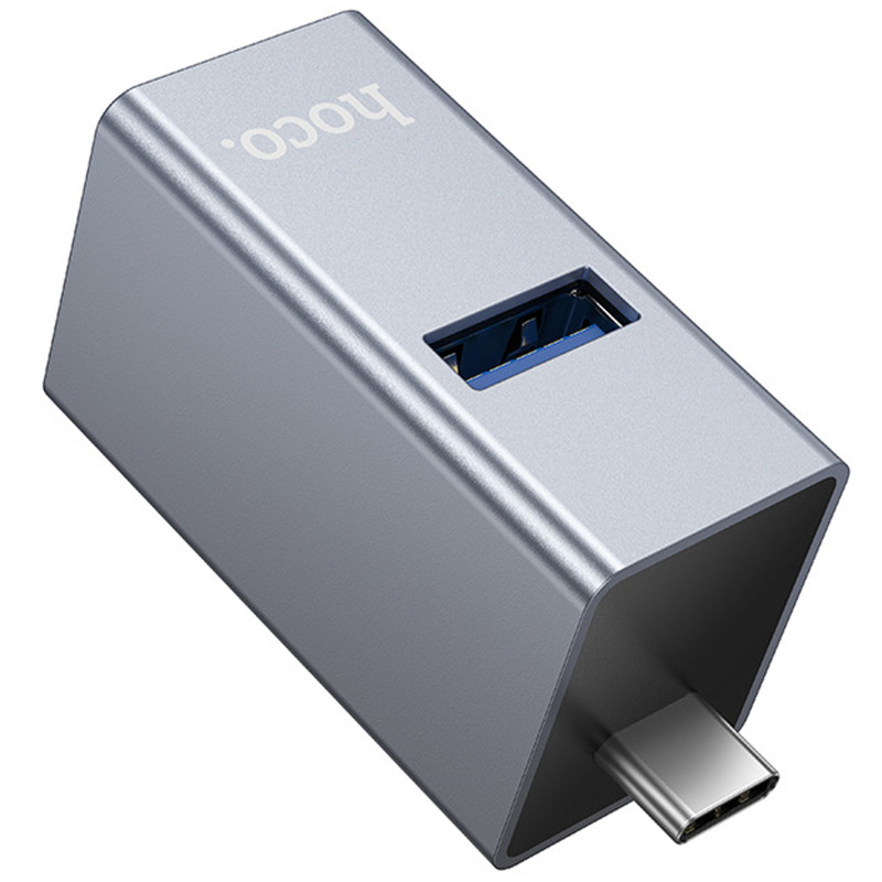 Переходник HUB Hoco HB54A 3in1 (Type-C to 2xUSB2.0+USB3.0) Херсон - изображение 3