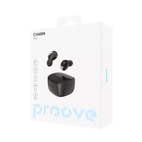 Bluetooth-гарнітура Proove Charm TWS (APP) Black (TWCH0001AP01) Харків - зображення 4