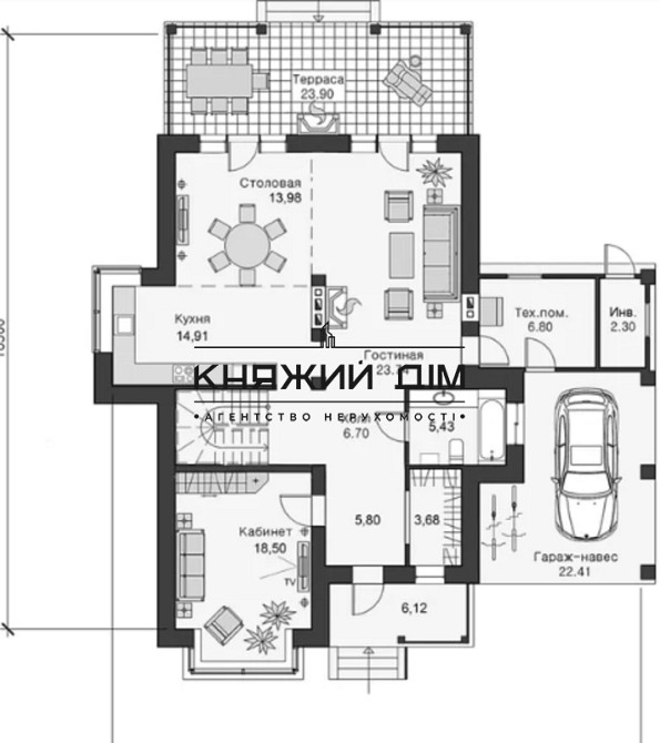 Продаж 2 поверховий будинок с. Гора КОД 2211803 Київ - зображення 11