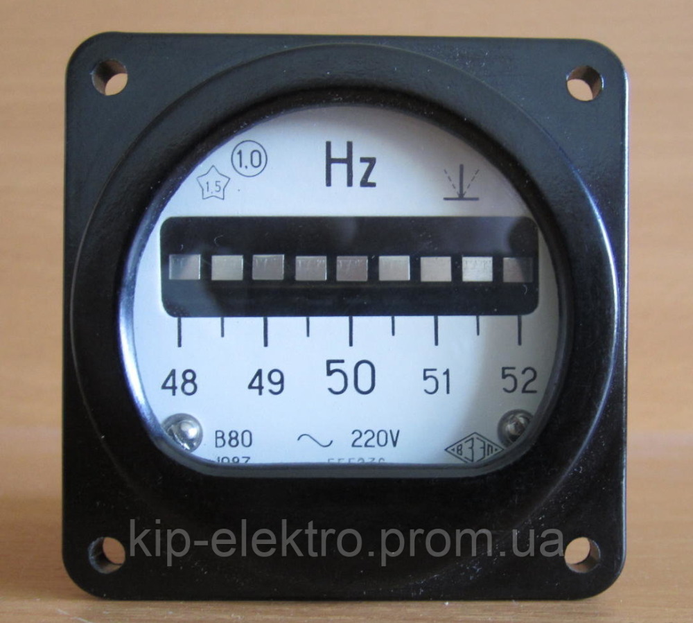 Частотомер щитовой вибрационный В80, В81 (В-80, В 80, В-81, В 81) Київ - зображення 3