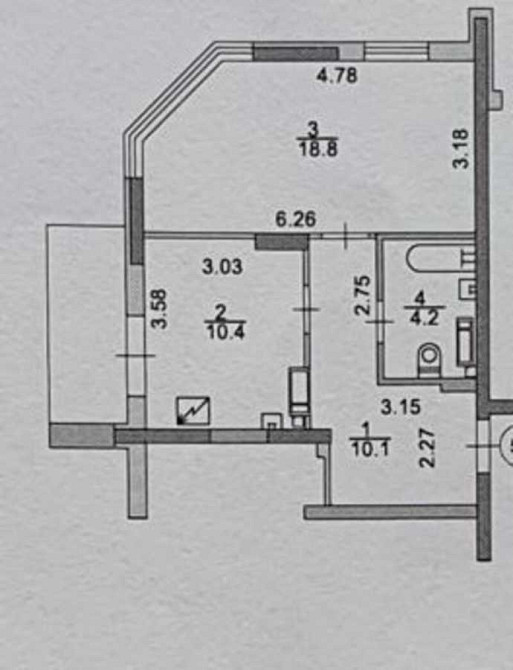 продажа 1-к квартира Киев, Днепровский, 55000 $ Київ - зображення 9