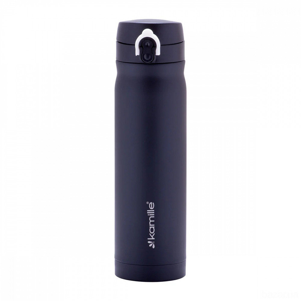 Термос-кружка нержавеющая сталь Kamille 500 мл Одеса - зображення 8