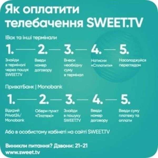 Sweet.TV Стартовий пакет Sweet TV тариф M на 1 місяць Харків - зображення 5