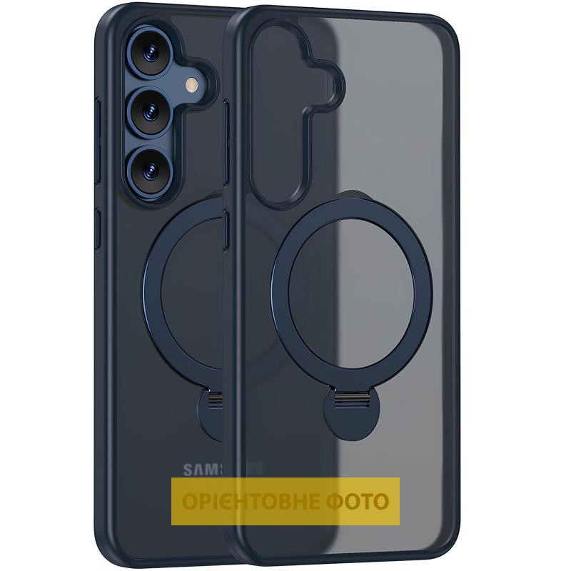 TPU+PC чехол MagSafe Colorful HQ Ring для Samsung Galaxy S25 Edge Херсон - зображення 1