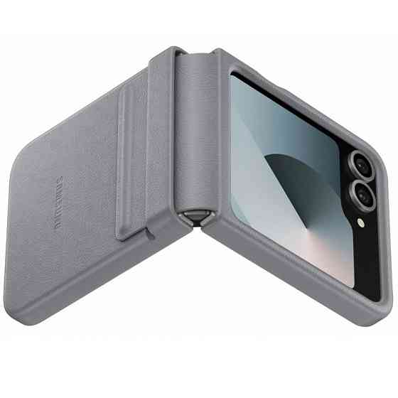Кожаный чехол Leather Case (AAA) для Samsung Galaxy Z Flip6 Херсон
