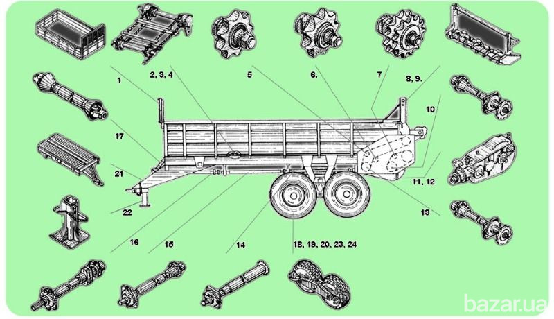 Запчасти на ПРТ-7, ПРТ-10. РОУ-6 Запоріжжя - зображення 1