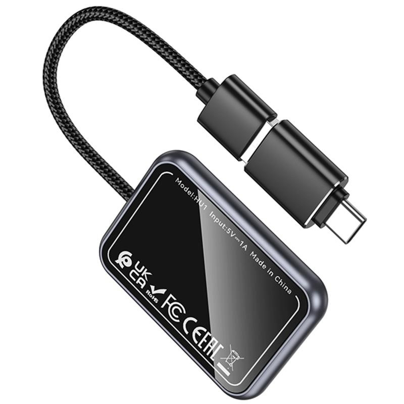 Адаптер Hoco HU1 Way car wireless CarPlay Херсон - зображення 6