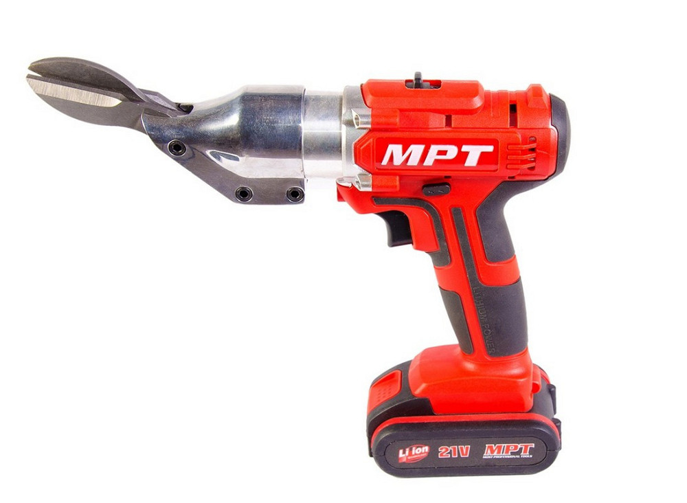 Ножницы аккумуляторные по металлу MPT 21 В Li-ion 1.5 Ач 2 скорости 0.1-1 мм сумка MCS2150.A1 Харків - зображення 6
