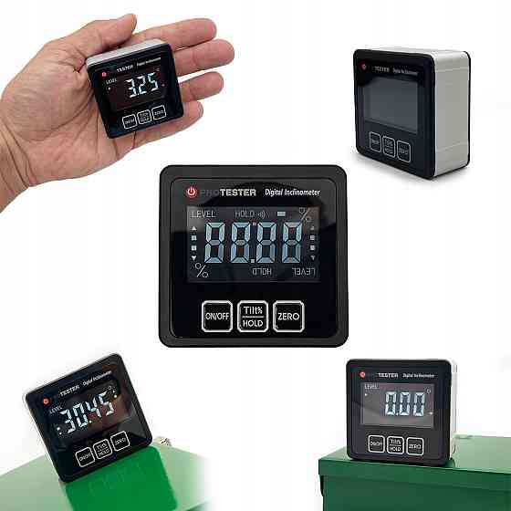 Угломер электронный инклинометр магнитный (4х90°) PROTESTER 5415-90B Харків