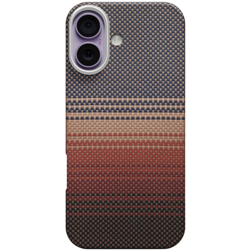 Чехол PC Carbon Protection Slim with MagSafe для Apple iPhone 16 (6.1") Херсон - зображення 2