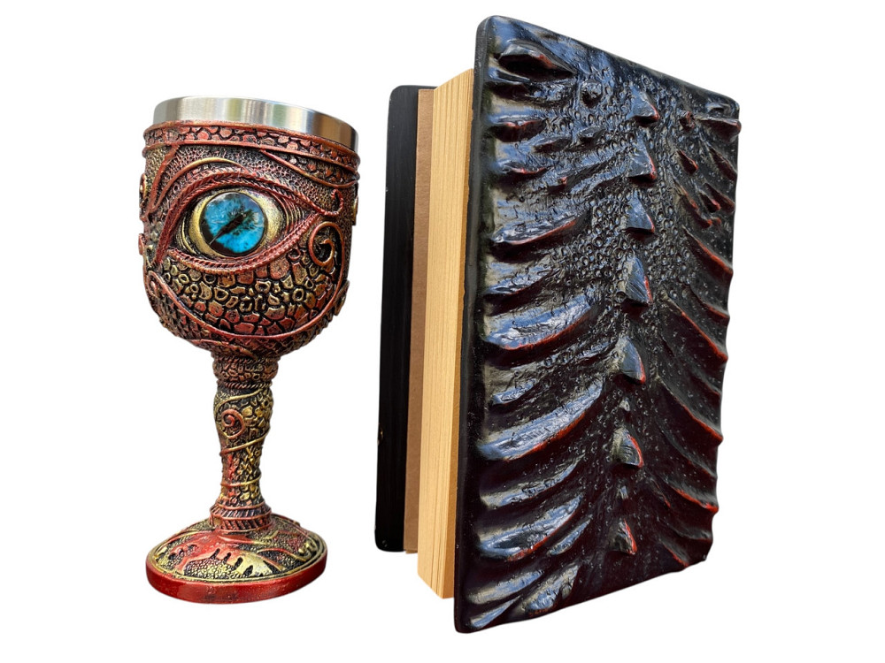 Подарочный набор Бокал 3 Глаз и Блокнот 3 «Око Пламинного Дракона» (код 00662) Київ - зображення 2