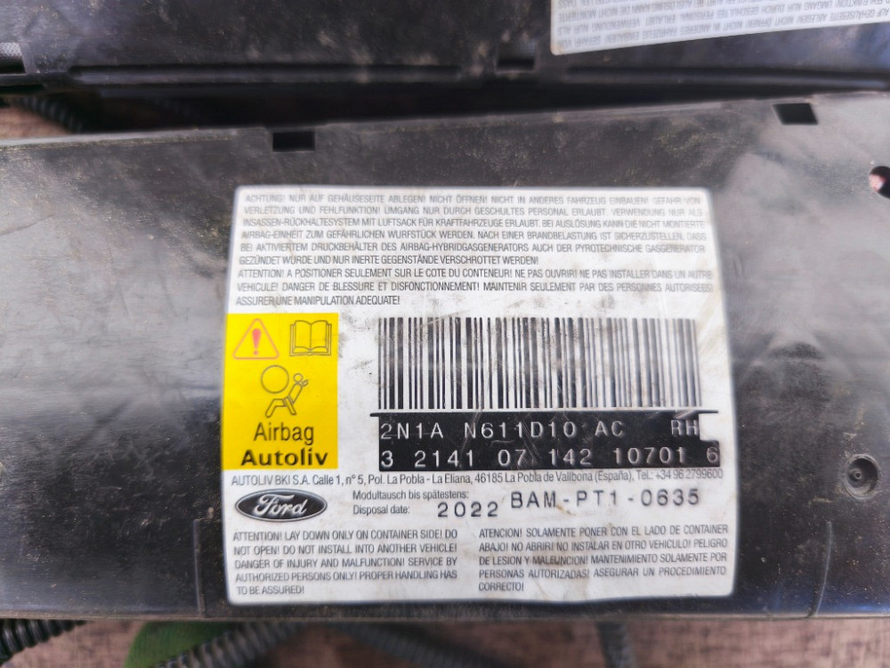 Подушка безопасности в сиденье Airbag Ford Fusion 2002-2012 Ковель - изображение 3