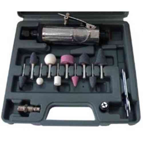 Зачистная пневмомашинка с комплектом шлифовальных камней AIRKRAFT TP-201K Харків