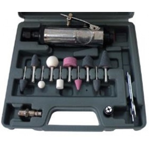 Зачистная пневмомашинка с комплектом шлифовальных камней AIRKRAFT TP-201K Харьков - изображение 1