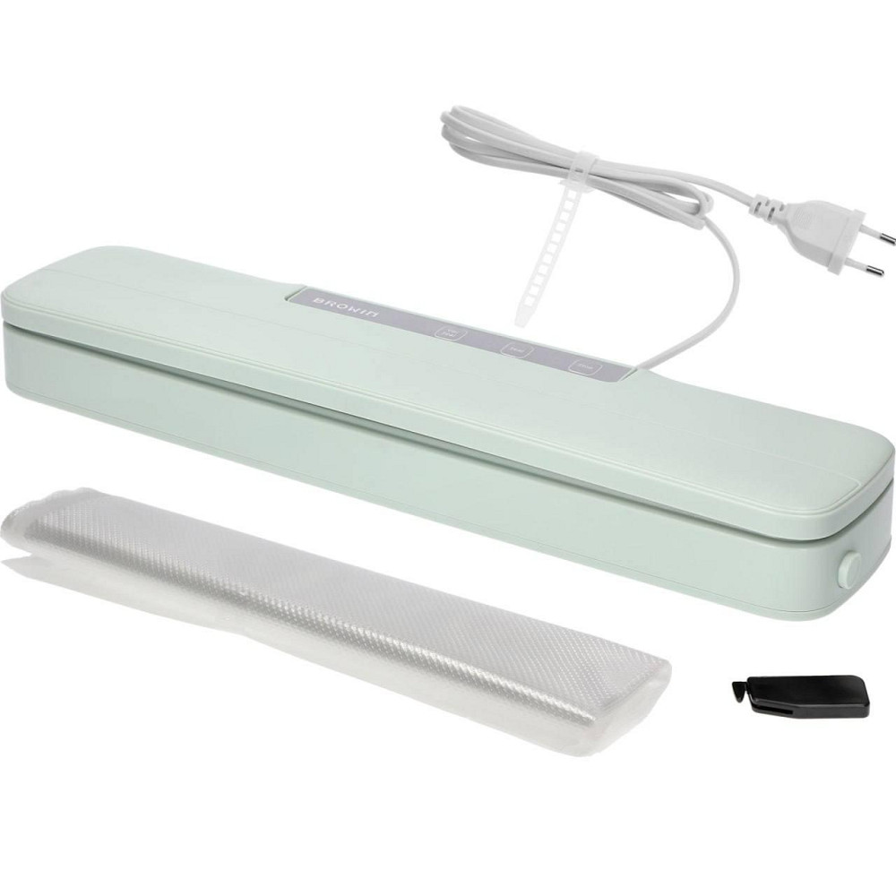 Вакуумный упаковщик Browin с пакетами фисташковый (320620) Одеса - зображення 7