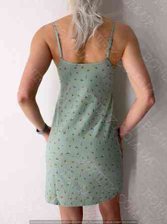 Женская ночная сорочка на тонких бретелях "Green Meadow" (арт. LDK 118/18/03) Кривий Ріг