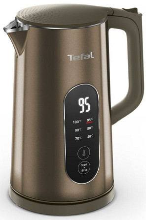 Электрочайник Tefal Selection KI871FE0 1.7 л бронзовый Київ - зображення 2