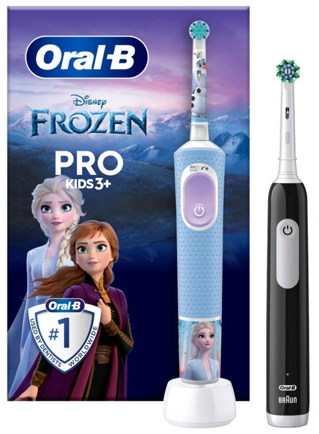 Набор зубных щеток Braun Oral-B Vitality Family Edition D103-Frozen 2 шт Київ - зображення 1