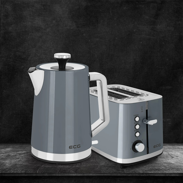 Электрочайник EСG RK 1766 Vintage Scuro 1.7 л серый Киев - изображение 10