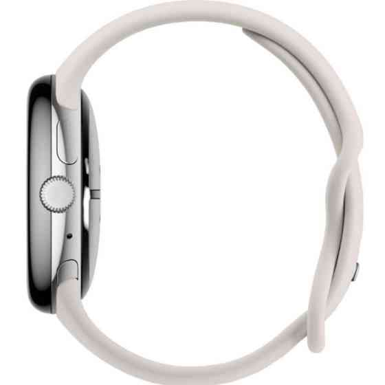 Смарт-годинник Google Pixel Watch 3 41mm Wi-Fi Polished Silver Aluminum Case/Porcelain Active Band ( Харків