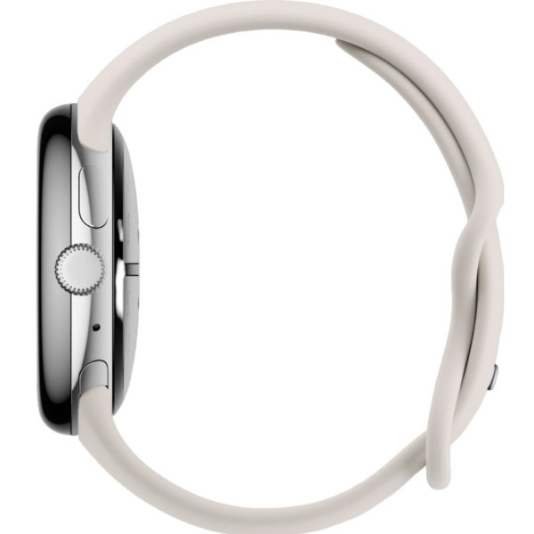Смарт-годинник Google Pixel Watch 3 41mm Wi-Fi Polished Silver Aluminum Case/Porcelain Active Band ( Харків - зображення 4
