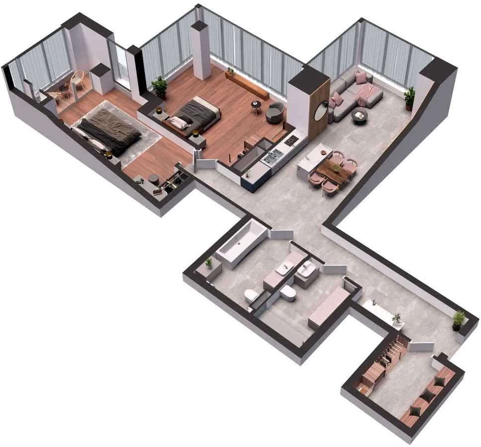 продажа 2-к квартира Киев, Голосеевский, 280000 $ Киев - изображение 12