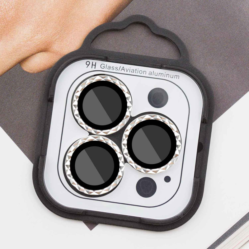 Защитное стекло Metal Shine на камеру (в упак.) для Apple iPhone 14 Pro (6.1") / 14 Pro Max (6.7") Херсон - изображение 2