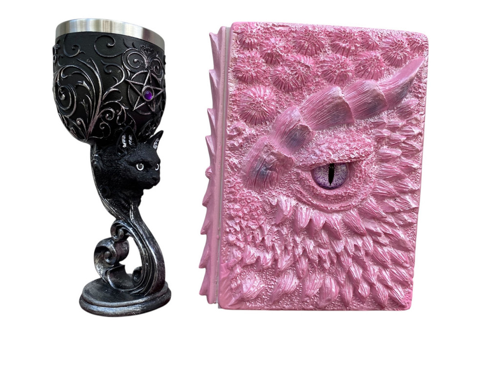 Подарочный набор Бокал 3 Кот и Блокнот 3 «Дракон Единорога» Київ - зображення 3