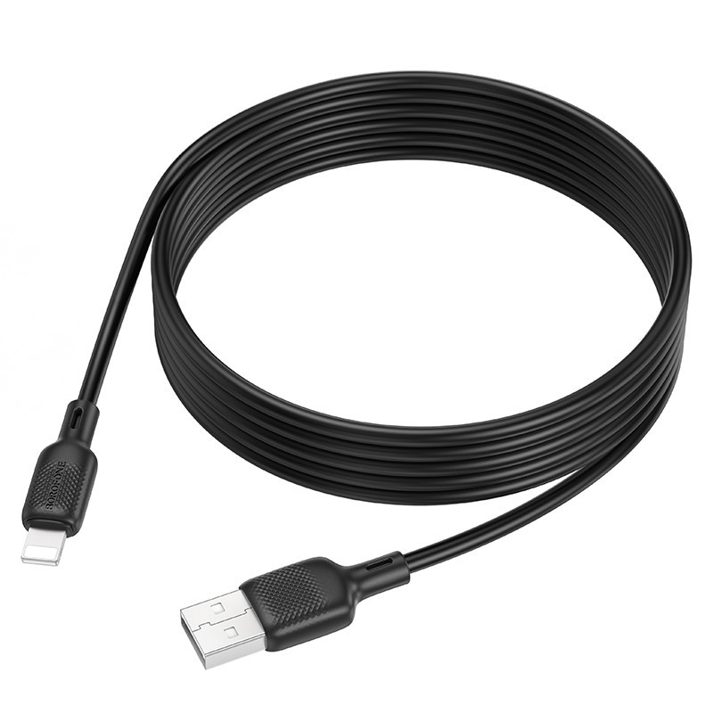 Дата кабель Borofone BX113 Lenny USB to Lightning 2.4A (2m) Херсон - изображение 5