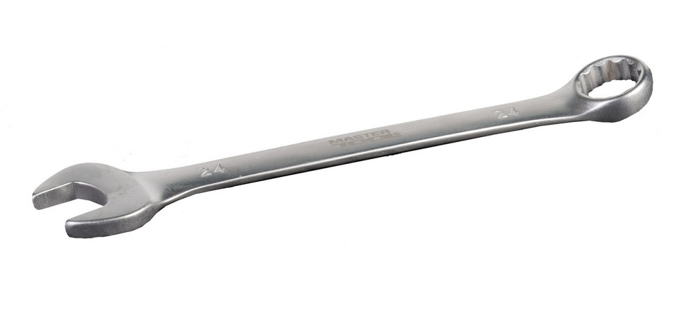 Ключ комбинированный MASTERTOOL 24 мм 31CrV3 DIN 3113 SS 71-1024 Харьков - изображение 1